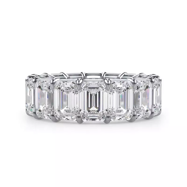 Emerald Cut Lab Eternity