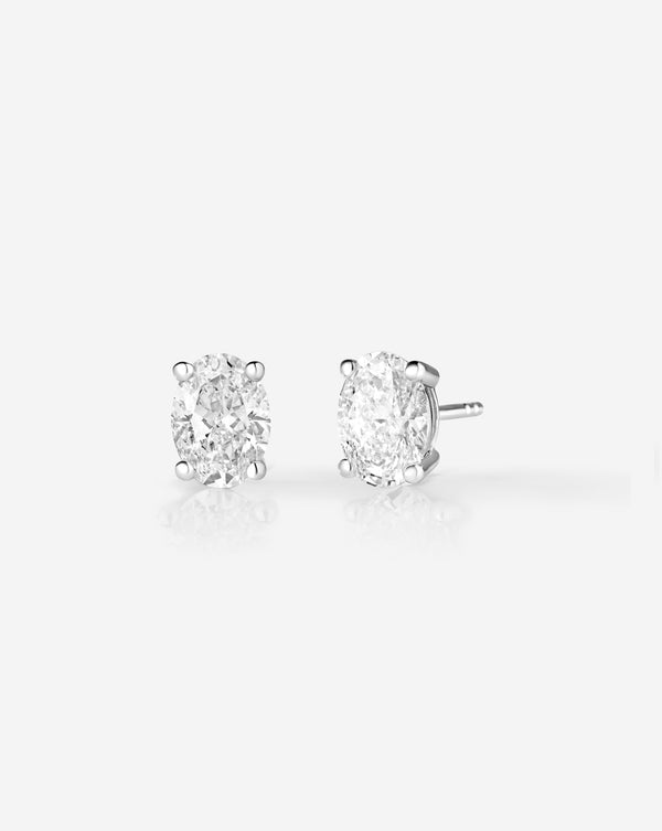 Oval Lab Diamond Studs