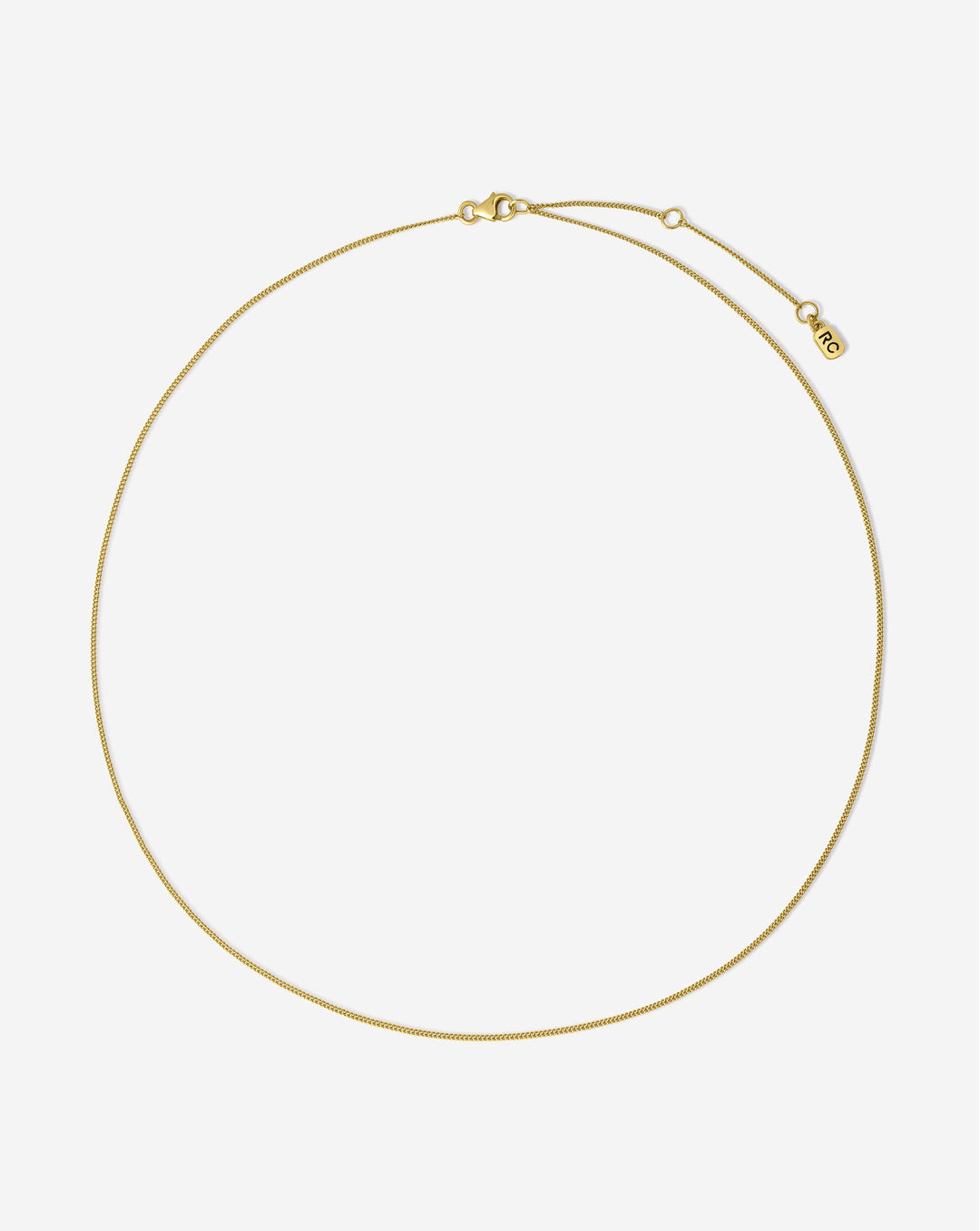 Diamond Cut Curb Chain Necklace