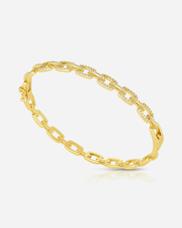 Diamond Link Bangle