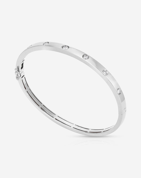 Inlay Diamond Bangle