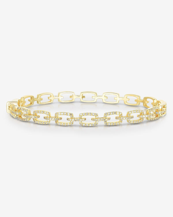 Diamond Link Bangle